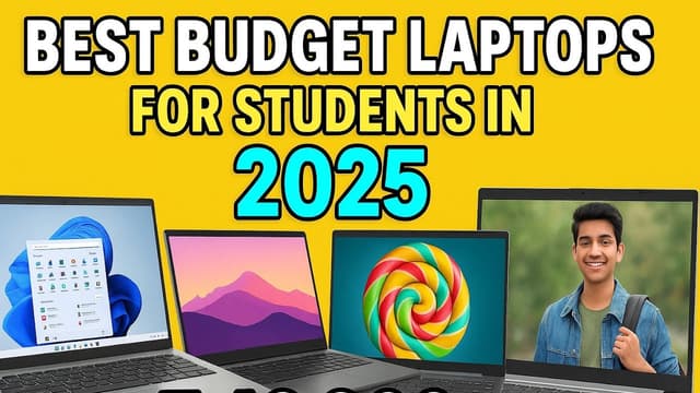 Best Budget Laptop For Students [2025] - Don't Waste Your Money!