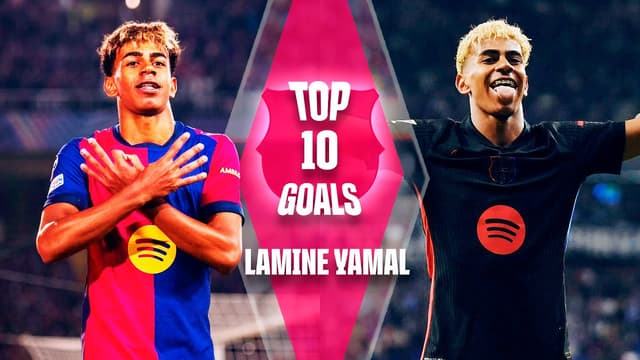 TOP 10 GOALS LAMINE YAMAL 304 - FC Barcelona